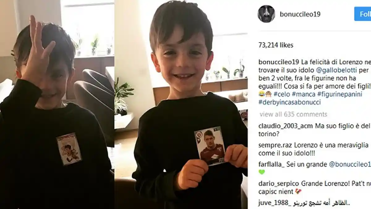 Putra Sulung Bonucci Mengidolai Andrea Belotti