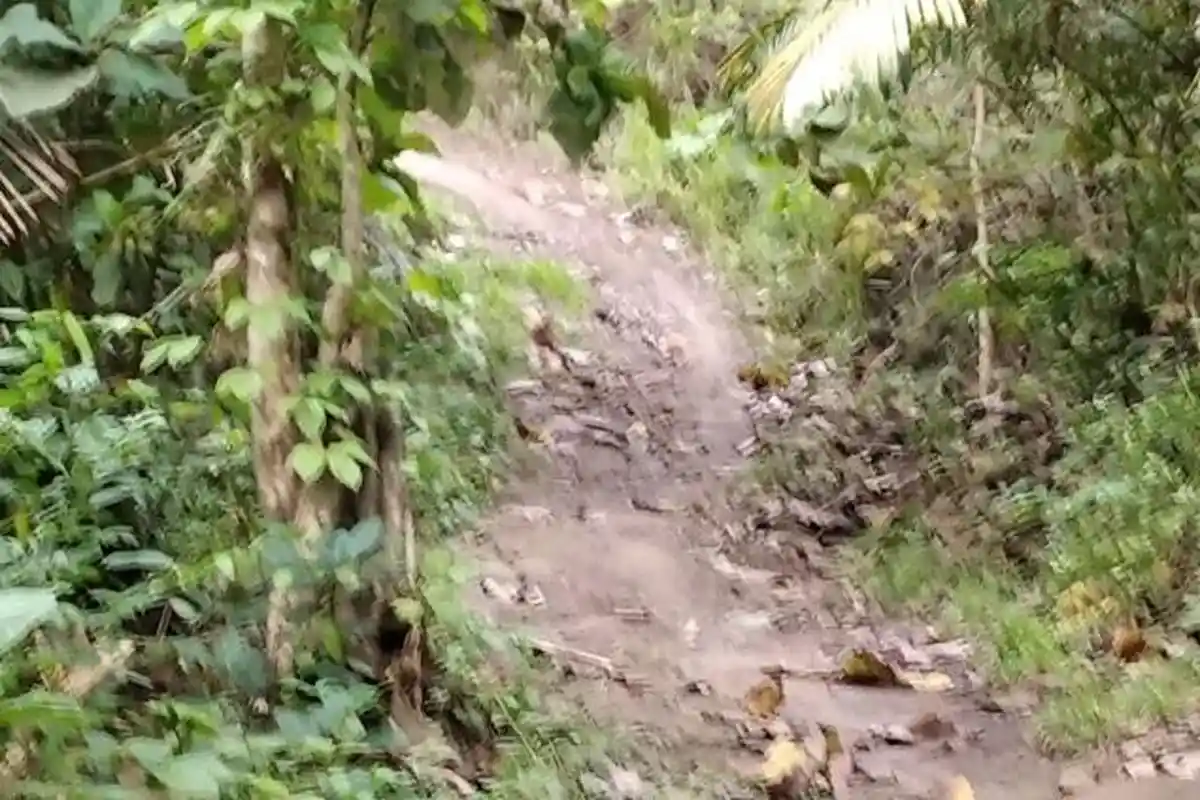 Akses Lokasi Menuju TPA Baru Polman Hanya Bisa Dilalui Roda Dua