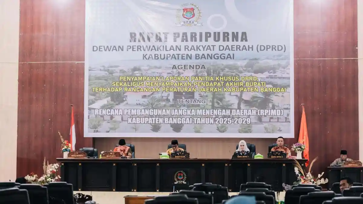 Sembilan Program Gerbang Masuk, DPRD Banggai Setujui Raperda RPJMD