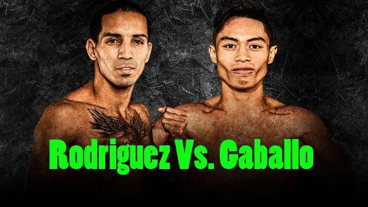 Siaran Langsung Tinju Hari Ini Rodriguez vs Gaballo! Nonton Streaming Gratis Rodriguez vs Gaballo