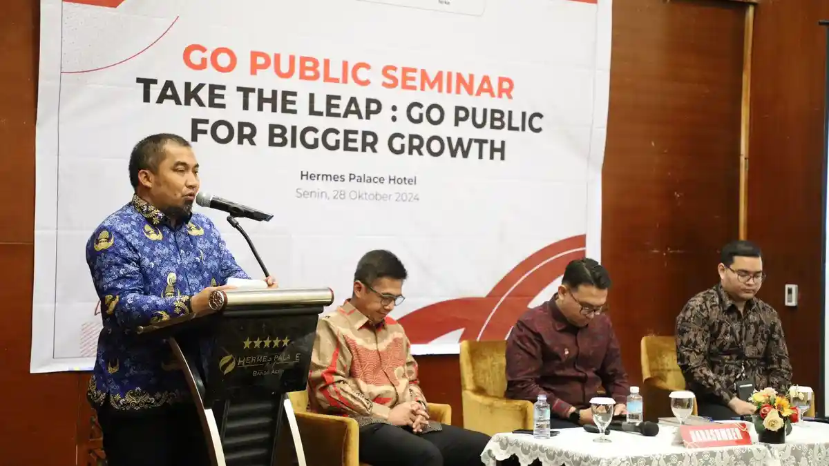 Iswanto Dukung Perusahaan di Aceh Go Public melalui Bursa Efek Indonesia
