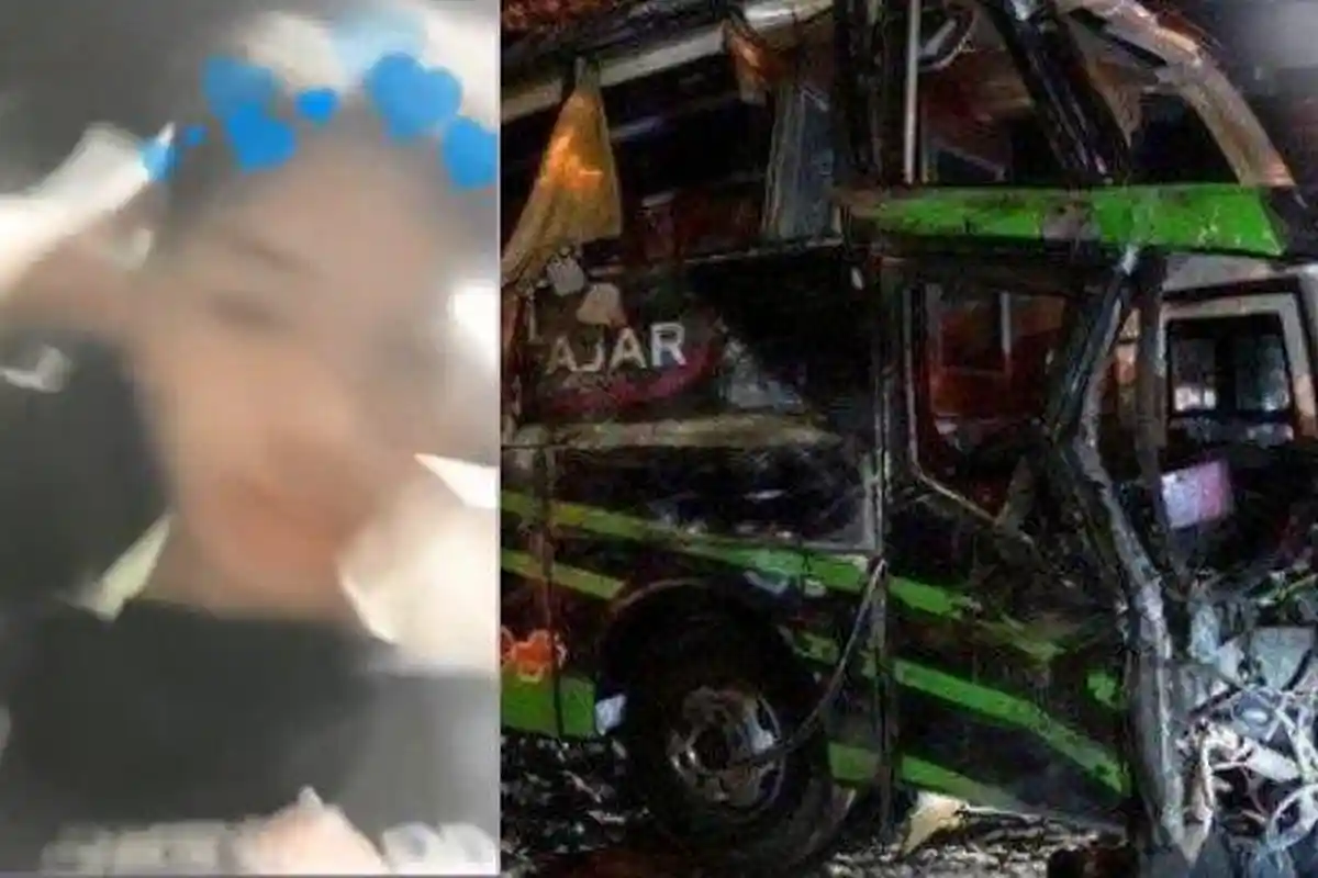 Live TikTok Saat Kecelakaan, Siswa SMK Lingga Kencana Awalnya Dalam Bus Mendadak Ada di Depan Warung