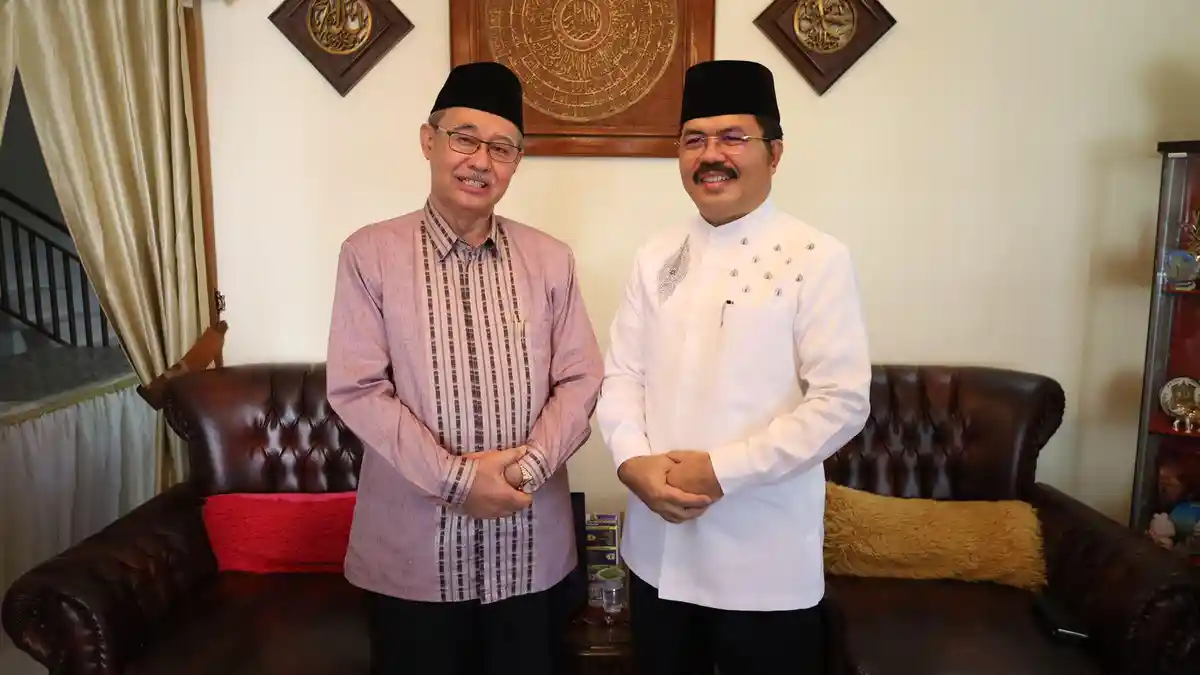 Politisi PPP Muh Aras Temui Ketua Muhammadiyah Sulsel Prof Ambo Asse, Bahas Apa?