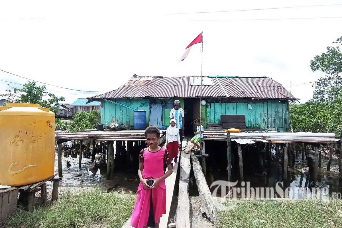HUT 79 RI, Warga Sorong Belum Merdeka Air Bersih, 16 Tahun Bergantung Air Hujan dan Laut