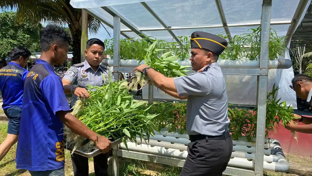 Warga Binaan Lapas Kelas IIA Tarakan Diajari Bertani, Kalapas Ungkap Alasannya