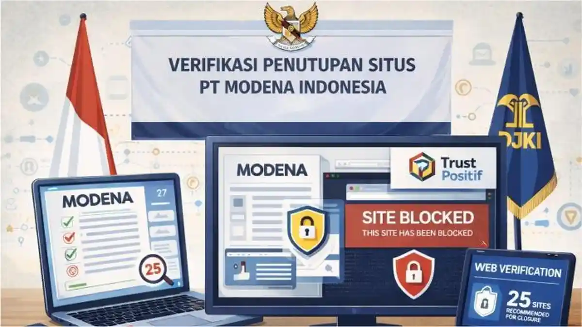 DJKI Rekomendasikan Penutupan 25 Situs dari Laporan PT Modena Indonesia