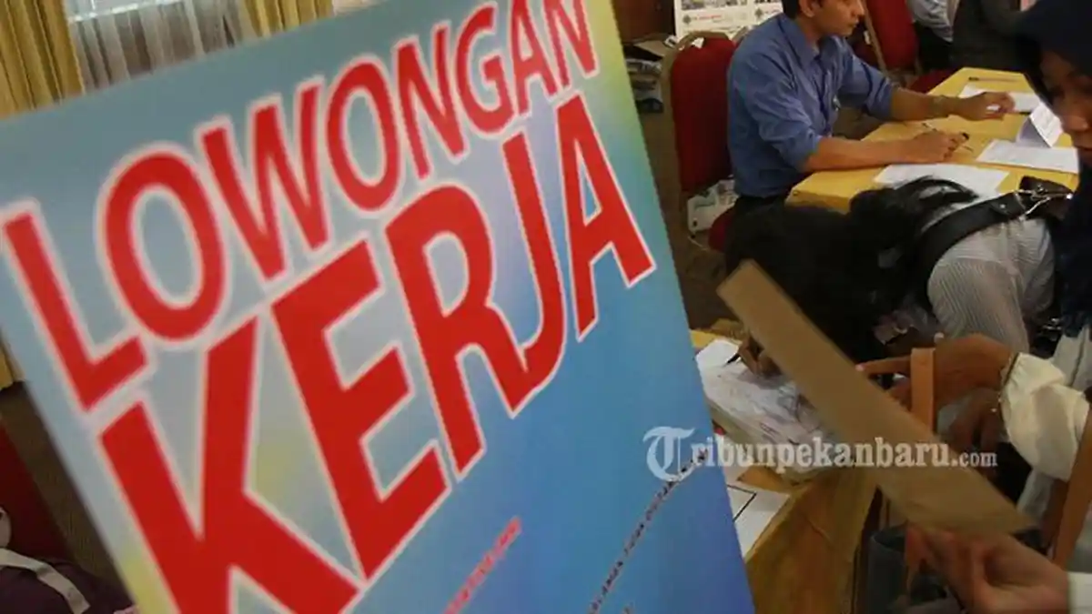 Tingkat Pengangguran Terbuka di Riau Naik Jadi 4,12 Persen