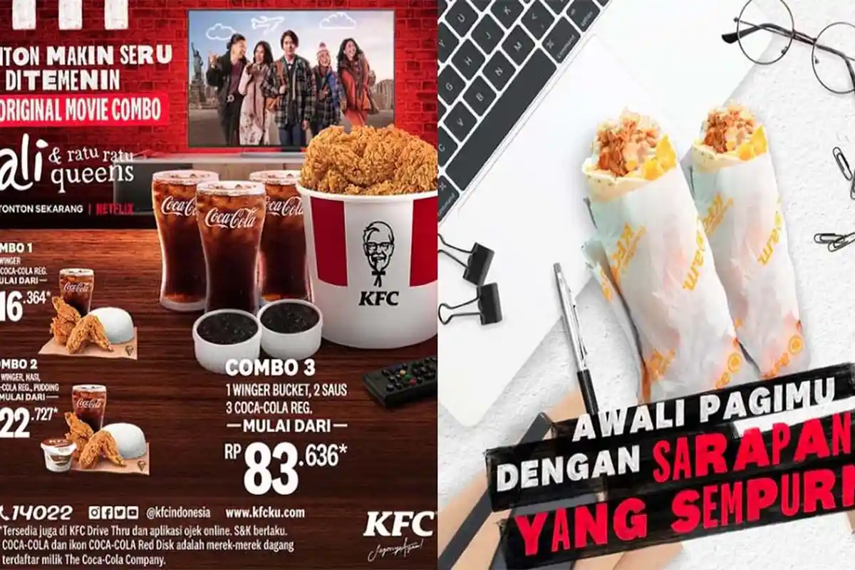 PROMO KFC Akhir Pekan 27 Juni 2021, Nikmati Menu Riser hingga KFC Orginal Combo di KFC Terdekat