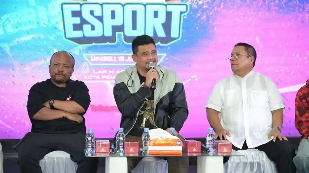 Bobby Nasution Ikuti Fun Match Mobile Legend di Kota Siantar: Esport Punya Sisi Positif
