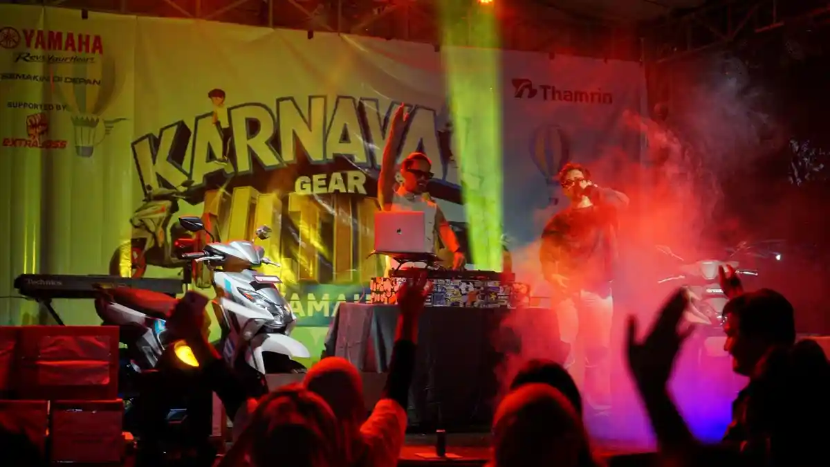 Meriahnya Karnaval Gear Ultima 2026 Yamaha Thamrin,Hadirkan Festival Keluarga di Citimall Prabumulih - Tribunsumsel.com