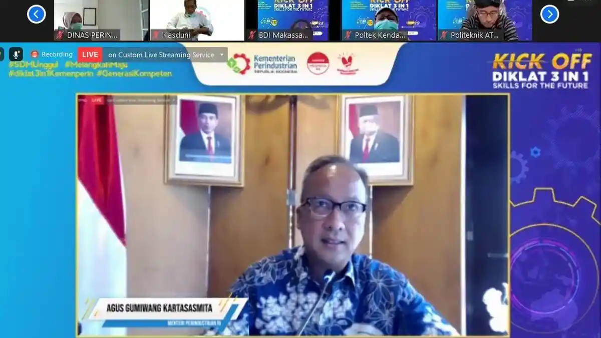 Kick of Pelatihan 3 In 1 Serentak 7 Balai Diklat Industri