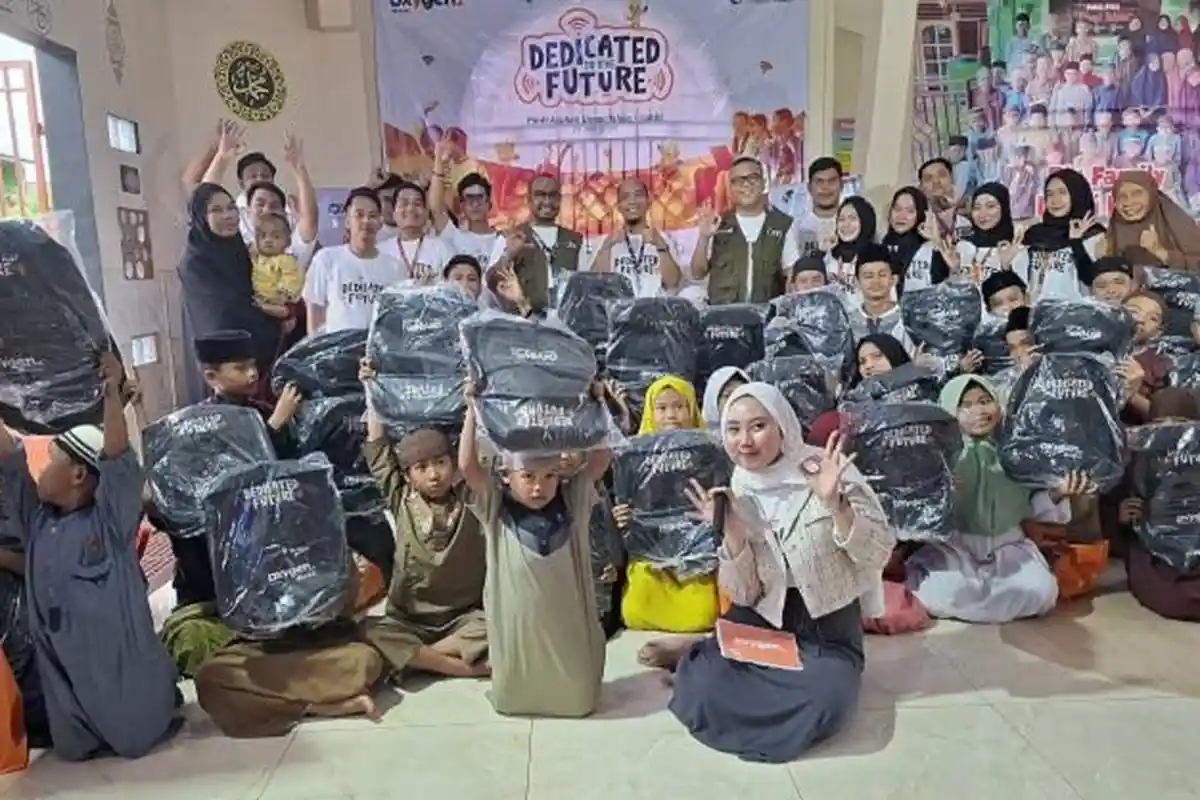 Bertema Dedicated to The Future, Oxygen.id Salurkan Bantuan CSR di Jambi