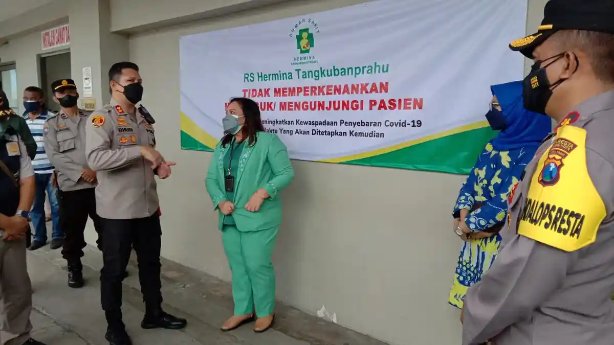 Antisipasi Lonjakan Covid seusai Tahun Baru, Polresta Malang Kota Cek Rumah Sakit