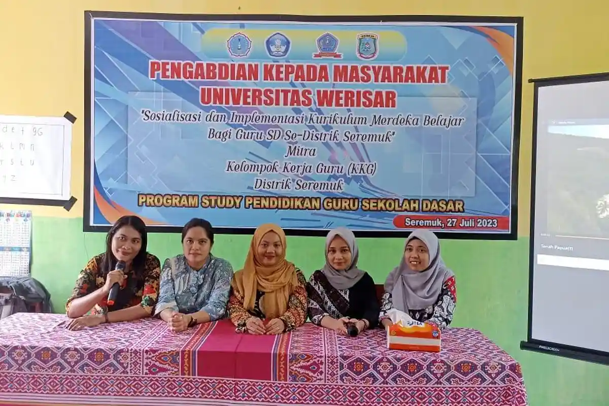 Ketua PGRI Sorong Selatan Apresiasi Sosialisasi Merdeka Belajar Universitas Werisar
