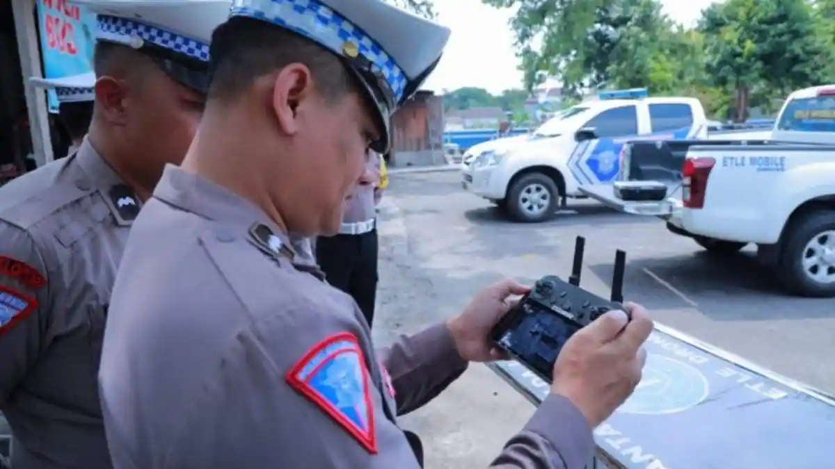 ETLE Drone Patroli Presisi Mulai Dioperasikan, Pantau Pelanggar Lalu Lintas Lewat Udara