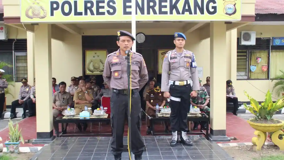 Kapolres Enrekang Ingatkan Personilnya Kawal Kotak Suara