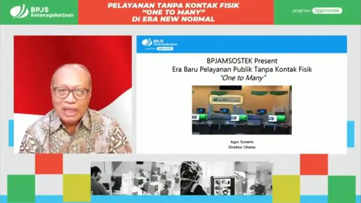 Gelar Webinar, BPJAMSOSTEK Bahas Kebaruan Layanan di Era New Normal