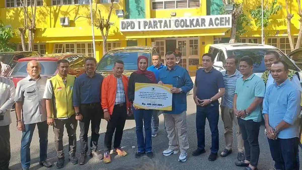 Bencana Aceh Terparah, DPP Golkar Serahkan Semua Donasi untuk Tanoh Rencong