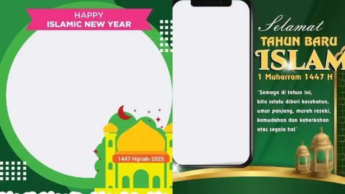30 Link Twibbon Tahun Baru Islam 1 Muharram 1447 H, Masukkan Foto Anda, Jadikan Status di Medsos