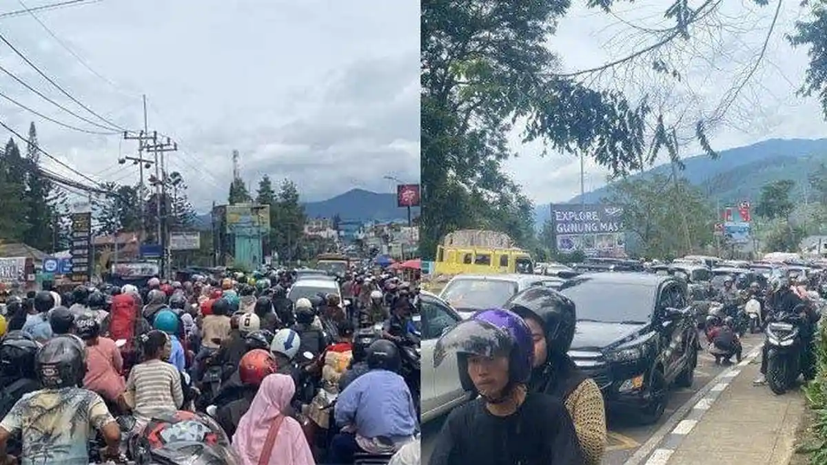 Kelaparan dan Kelelahan di Mobil, Kisah Wisatawan yang Hendak ke Puncak Terjebak Macet 8 Jam