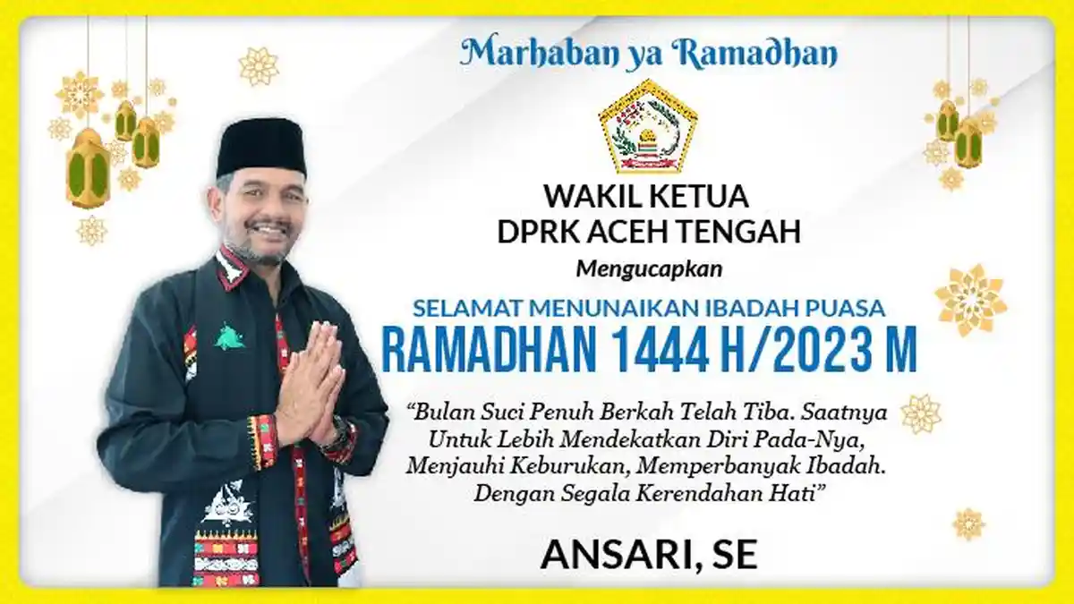 Ansari Mengucapkan Selamat Menunaikan Ibadah Puasa