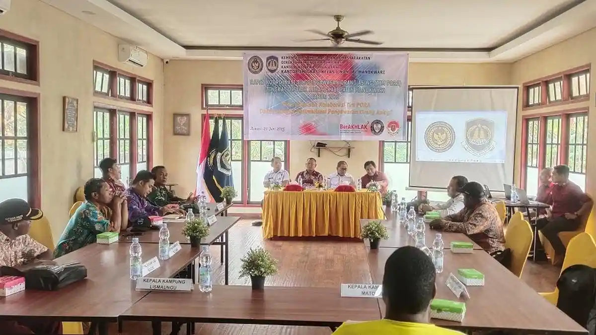 Imigrasi Manokwari Rapat Tim Pora di Aimasi, Perkuat Pengawasan