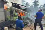 Sebuah Rumah di Mempawah Hangus Terbakar, Diduga Akibat Korsleting Listrik