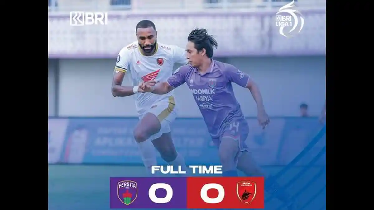 Hasil BRI Liga 1, Rantai Kemenangan PSM Makassar Diputus Persita Tangerang
