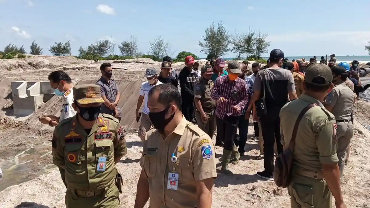 DLH Bangka Belitung Verifikasi Perizinan Tambak Udang PT HOKI Desa Rambat