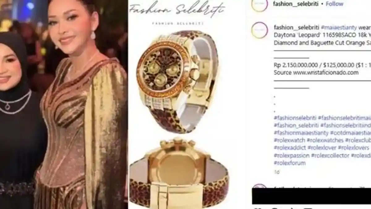 Penampilan Mencolok Maia di Nikahan El-Syifa Disorot, Jam Tangan Rolex ...