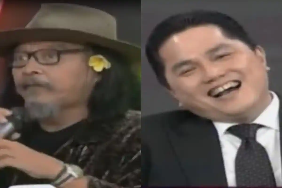 Di ILC, Sudjiwo Tedjo Secara Langsung Minta Erick Thohir Keluar dari Kabinet: Jadi Menteri Keteteran