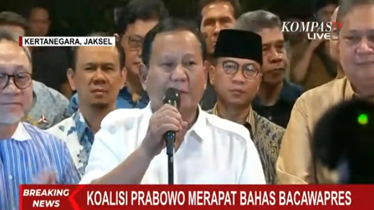BREAKING NEWS Gibran Rakabuming Raka Resmi Jadi Cawapres Prabowo Subianto