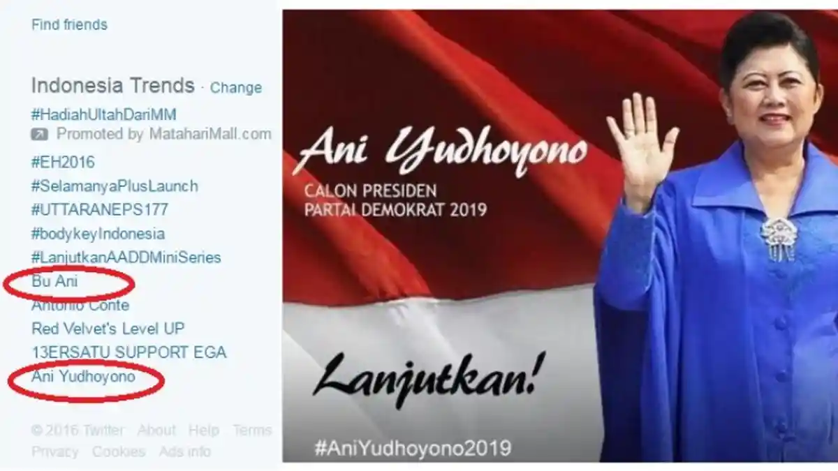 Trending Topic Twitter, Netizen: Bu Ani Jadi Presiden Rapat Dikit 'Cekrek'