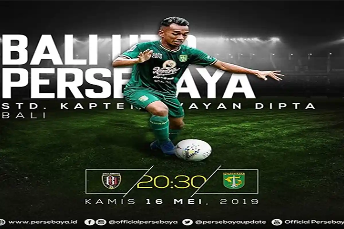 Prediksi Skor Bali United Vs Persebaya Shopee Liga 1 2019 Live Indosiar Pukul 20.30 WIB