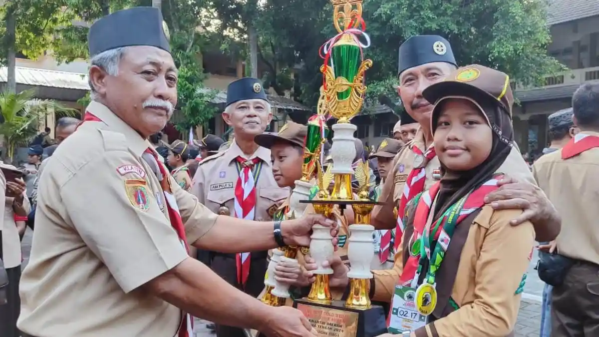 Kontingen Kwarcab Karanganyar Sukses Raih Medali Emas di Ajang Eagle Scout Award