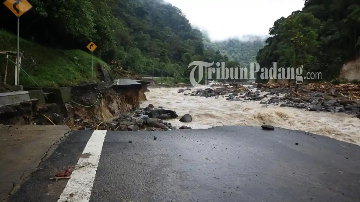 FOTO Jalan Padang-Bukittinggi di Lembah Anai Putus Total - Lembah-Anai-Putus16.jpg