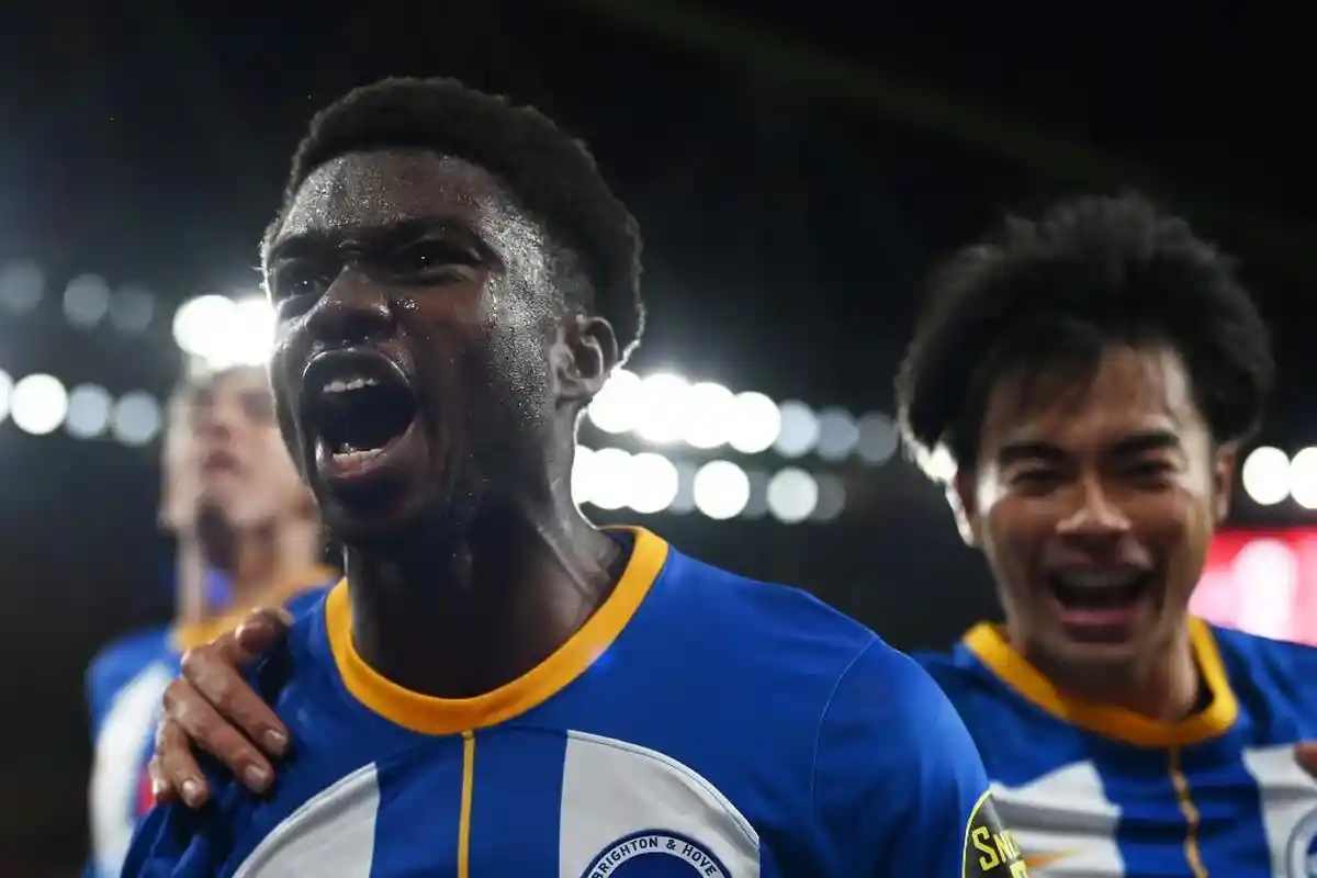 Hasil Arsenal vs Brighton, 1 Gol Eddie Nketiah Dibalas 3 Gol Brighton, Arsenal Kalah