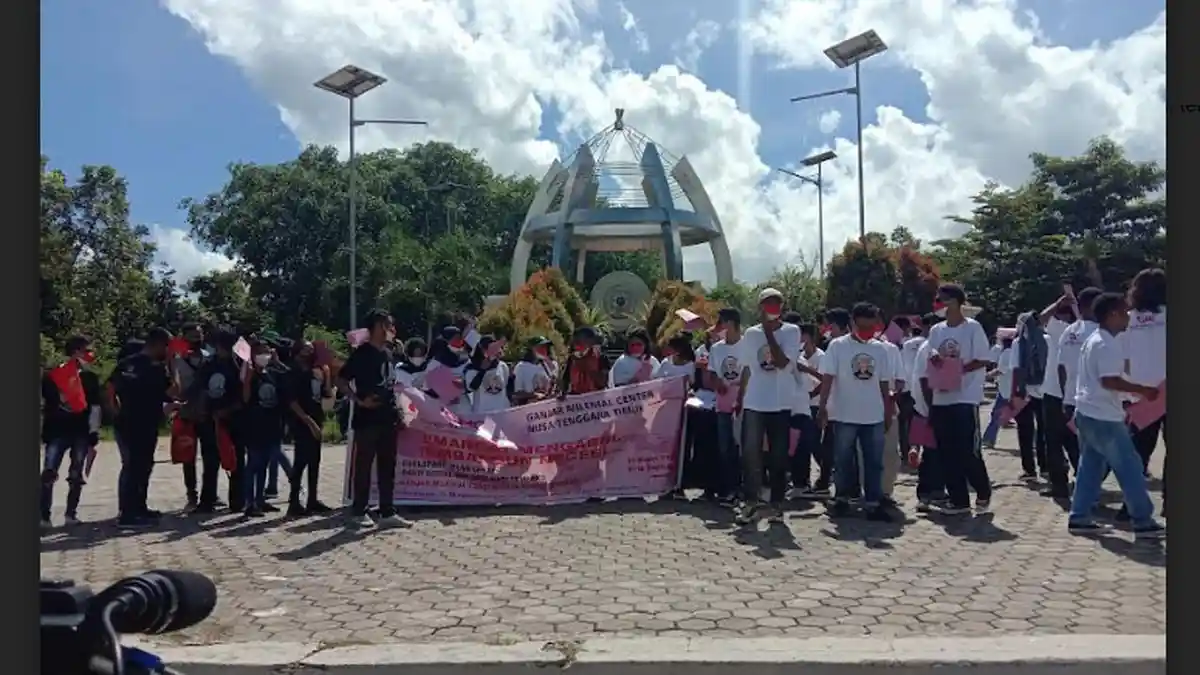 Milenial NTT Jalan Sehat Hingga Deklarasi Ganjar Calon Presiden 2024