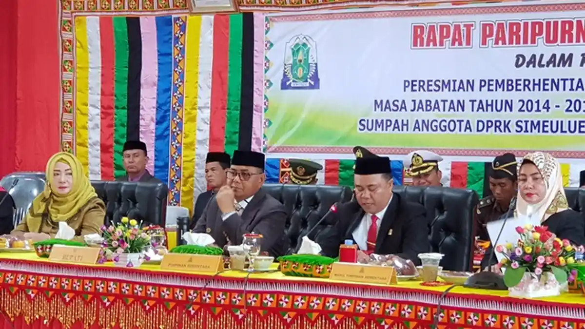 Irwan Suharmi dari PBB Jadi Ketua Sementara DPRK Simeulue