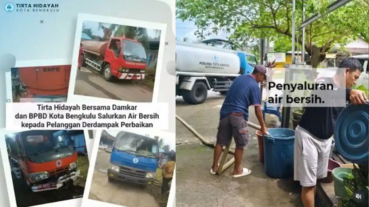 Info Kontak Air Bersih Bagi Masyarakat Bengkulu yang Terdampak Perbaikan PDAM, Mudah dan Gratis