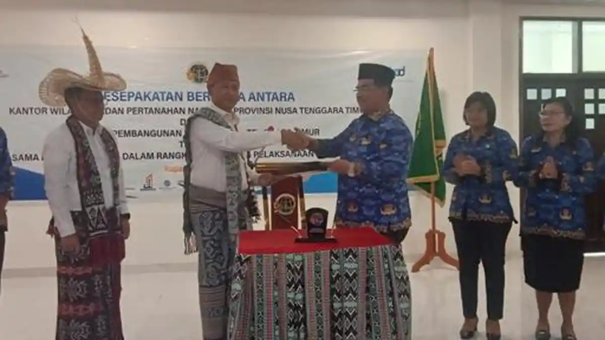 Bank NTT Teken MoU dengan Badan Pertanahan Nasional NTT