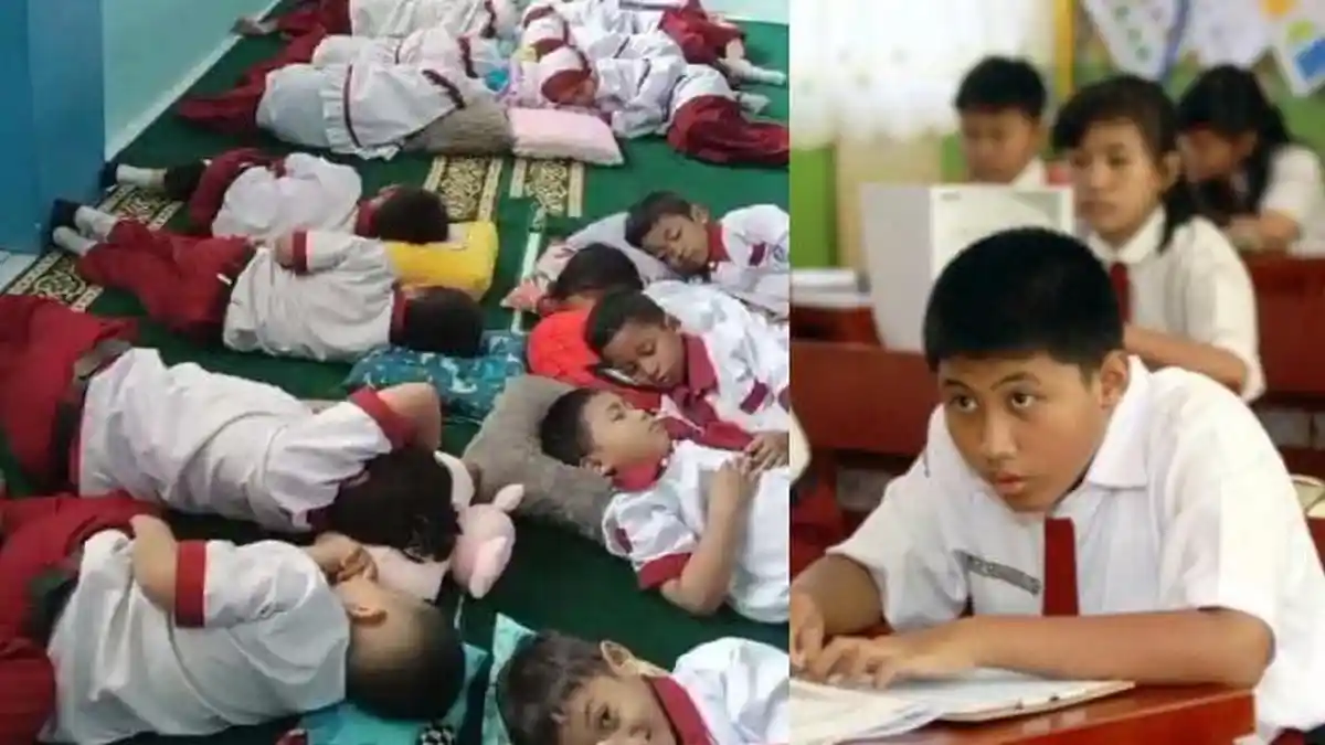 LANGKA! SD di Sidoarjo Bikin Mapel Tidur Siang di Sekolah, Murid Girang: Lebih Konsen, PR Ditiadakan