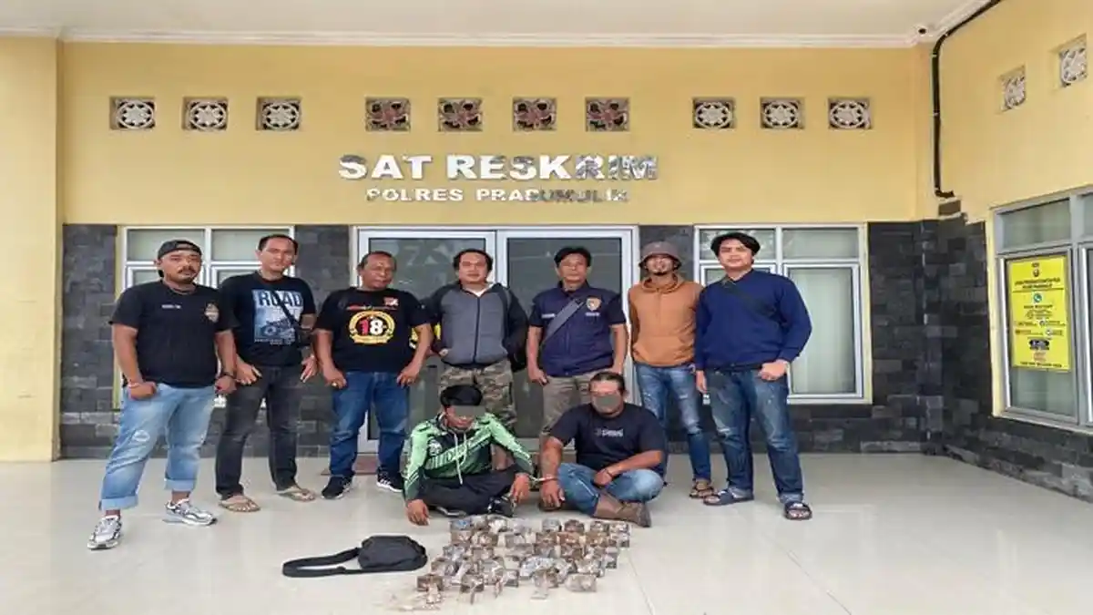 Curi Besi Rel Kereta Api, Dua Pemuda di Prabumulih Ditangkap, Terancam 5 Tahun Penjara