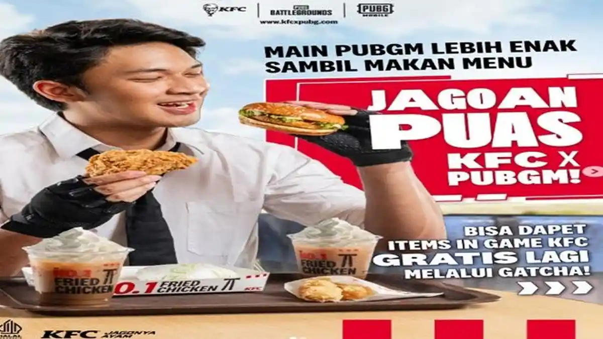 Promo KFC Hari Ini Sabtu, Main PUBG Mobile Lebih Seru Ditemani Paket Jagoan Puas Rp 36.364
