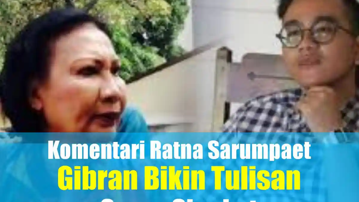 Ratna Sarumpaet Nyinyir di Komentar Johan Budi, Begini Reaksi Singkat Putra Jokowi