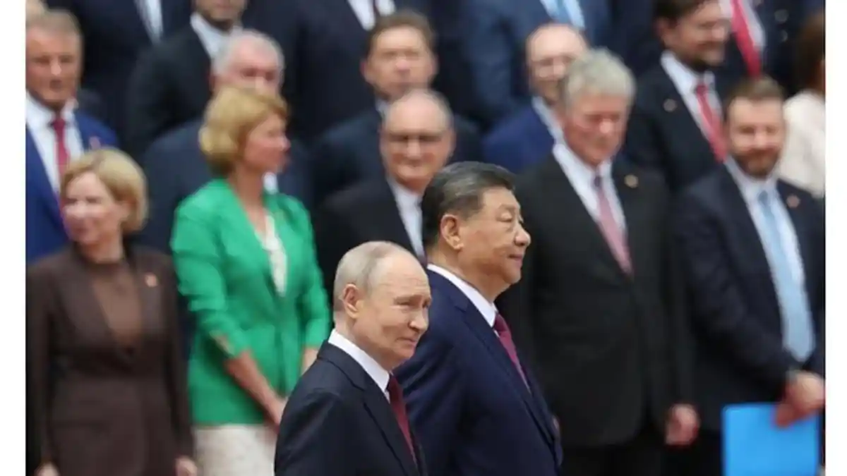 Begini Momen Putin Tiba di Beijing, Tak Sabar Bertemu Xi Jinping