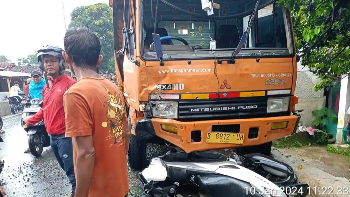 Kronologi Kecelakaan Beruntun di Leuwisadeng Bogor, Truk Hilang Kendali Tabrak ASN