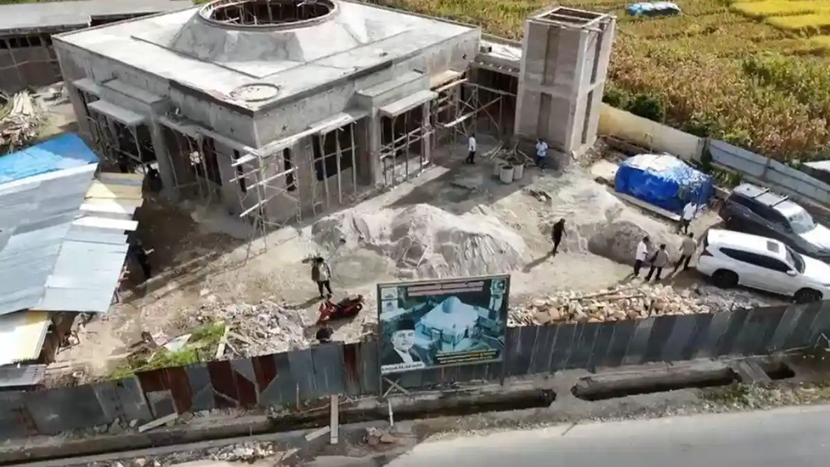 Mengenang Pendiri HMI, Masjid Lafran Pane Athoyibah Al-Musannif Di Tapsel Segera Bisa Dipakai Warga - Tribun-medan.com