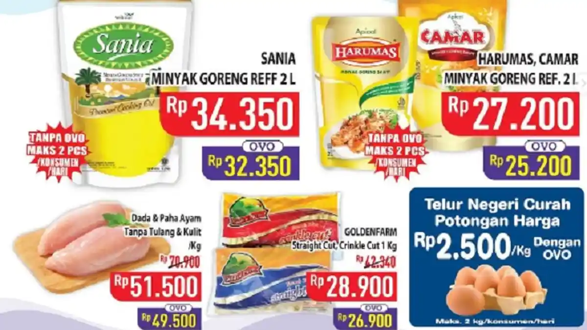 Banyak Potongan, Promo Hypermart 6 Oktober 2022, Minyak Telur & Daging Ayam Diskon, Susu Tisu Turun