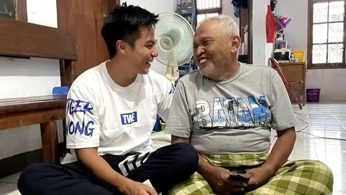 Bertemu Kakek Suhud, Baim Wong Mengaku Malu Sendiri